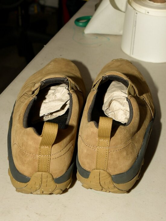 Men’s Merrell Jungle Moc‎ Regular Khaki Suede Slip-On Shoes main image 5
